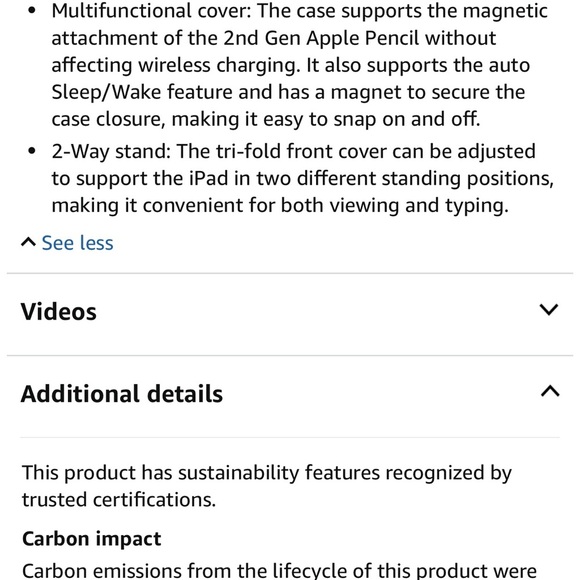 Black iPad Pro 11” slim case with cover - Picture 6 of 6